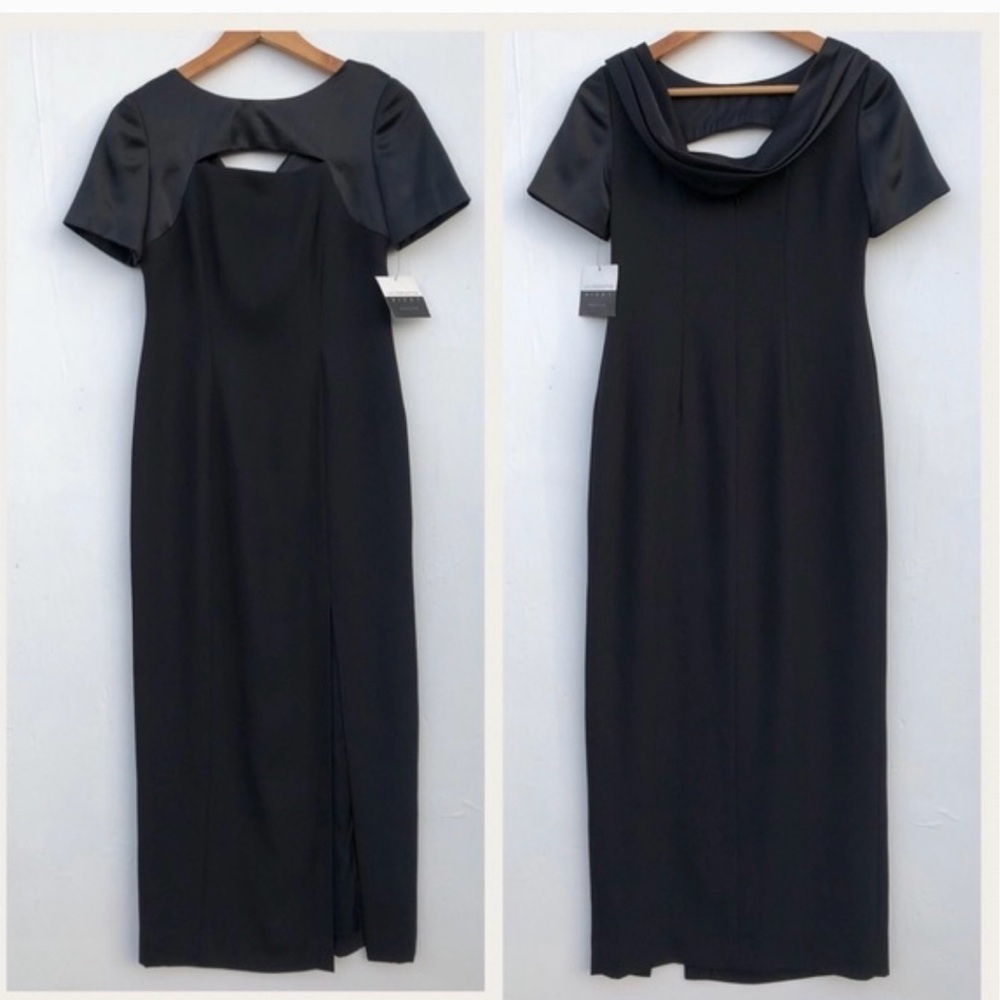 NWT Liz Claiborne Night black dress Size:10
100% polyester mother of the bride - Picture 1 of 14